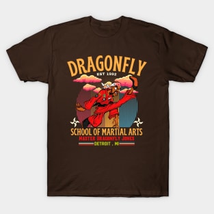 Dragonfly Retro Style Original Aesthetic Tribute 〶 T-Shirt